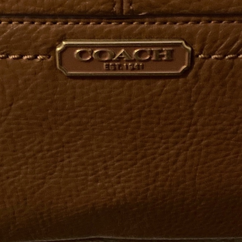 Coach 2013 Park Leather Hobo Shoulder Bag & hangtag style F23293 British Tan - Picture 5 of 10